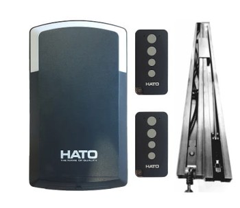 Napęd do bramy garażowej Hato Silent 300 na pasek, mocny 1000N