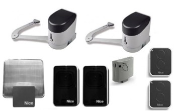 nice hopp napęd do bramy skrzydłowej na grube słupki