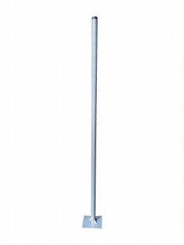 Słup pod semafor, słup semaforowy ocynkowany h=2500mm z podstawą słup do semafora