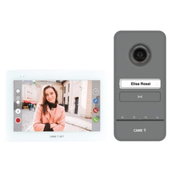 Came XTS7LHSVKIT WiFi (8K40CF-039) Głośnomówiący zestaw wideodomofonowy 7” z czytnikiem breloków, obsługą z aplikacji Came AutomationBT i funkcją CameConnect