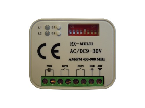 Odbiornik uniwersalny FORTEC R2 ( Faac 868Mhz ) - 2 kanały patrz opis
