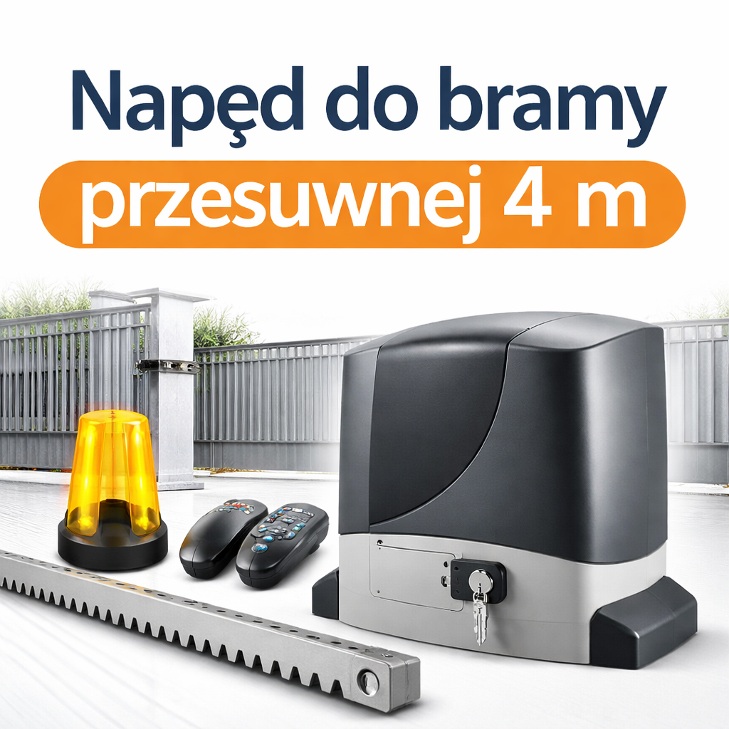 Jaki napęd do bramy przesuwnej 4 m wybrać – poradnik i najlepsze modele