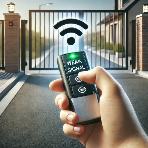 Dlaczego mam słaby zasięg w pilocie do bramy wjazdowej? FAQ, jak temu zaradzić.